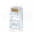 OEM UTP Clear Crystal Plug Cat5e Rj45 modular Plug